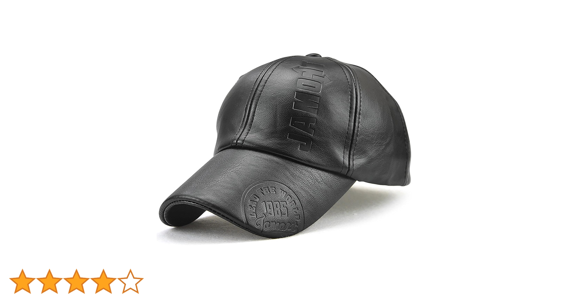 Amazon | BRAVE レザーキャップ ブラック 帽子 おしゃれ 革 合皮